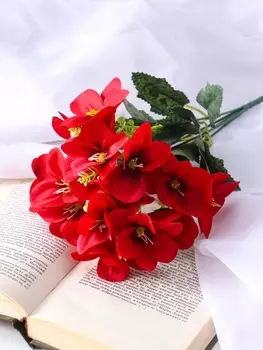 Букет «Нарцисс махровый», h=32 см, МИКС