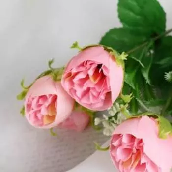 Букет «Объемные пионы», 28 см, МИКС