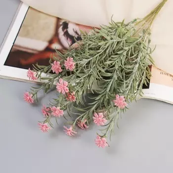 Букет искусственный «Олеандр леди», 29 см, МИКС, с напылением