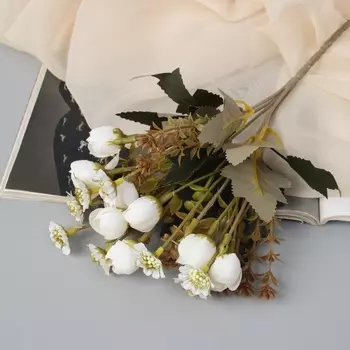 Букет искусственный «Пион и иберис», 27 см, МИКС