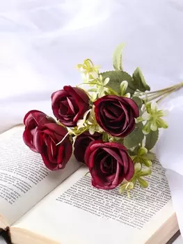 Букет «Роза бакарди галант», h=27 см, МИКС