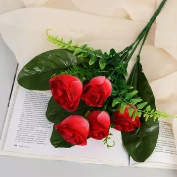 Букет искусственный «Роза флорибунда», 527 см, МИКС