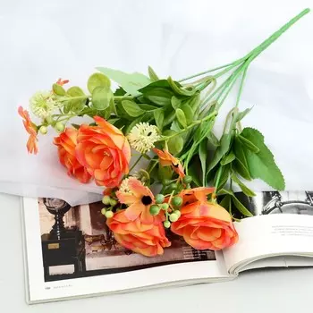 Букет «Роза Камелия», 527 см, МИКС