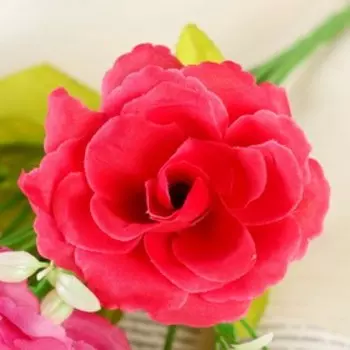 Букет "Розы двуцветные" 26 см, микс