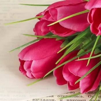 Букет «Тюльпаны», 32 см, МИКС