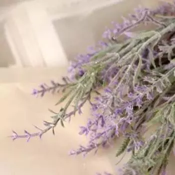 Букет искусственный «Тысячелистник», 35 см, фиолетовый