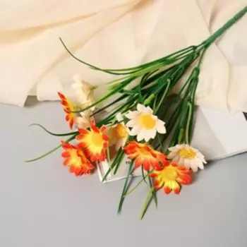 Букет искусственный «Яркие ромашки», 28 см, МИКС