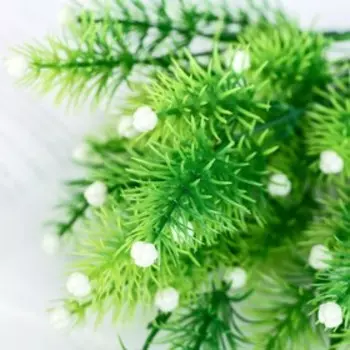 Букет искусственный «Зелень с бусинками», 29 см