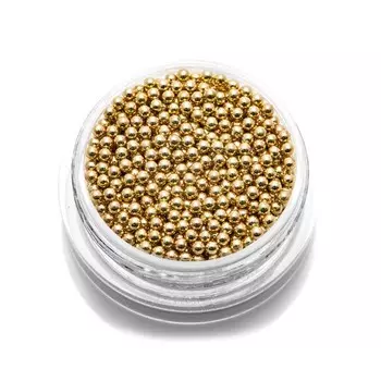 Бульонки металлические Pole, 1.5 мм, золото