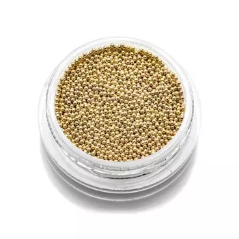 Бульонки металлические TNL, 0.8 мм, золото, 7 г