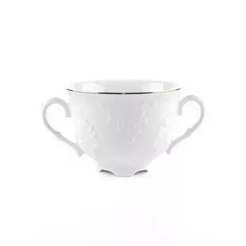 Бульонница Cmielow Rococo «Отводка платина», 330 мл