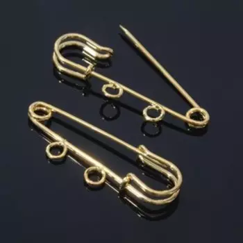 Булавка для подвесок PO-035, №01, 2 шт. 3.50.5 см, цвет золото