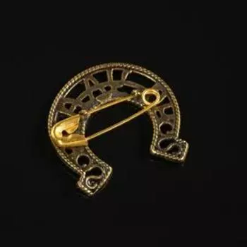 Булавка на удачу, латунь