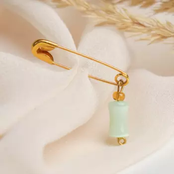 Булавка-оберег "Кошачий глаз" (фас 10шт)