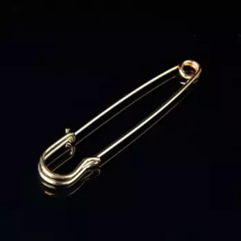 Булавка «Простая» 7 см, цвет золото