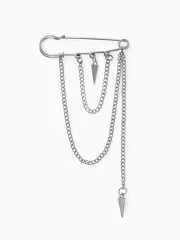 Булавка «Шипы», 6см, цвет серебро