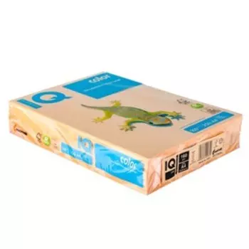 Бумага цветная А4 250 л, IQ COLOR, 160 г/м2, кремовый, SA24