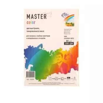 Бумага цветная А4 Mix Neon, 200 листов, 4 цвета по 50 листов, 80г/м2
