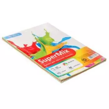 Бумага цветная А5, 100 листов Calligrata Пастель+Интенсив, 10 цветов, 80 г/м