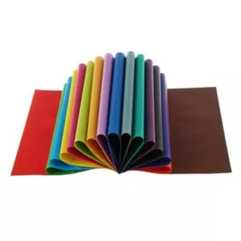 Бумага цветная двусторонняя А4, 16 листов, 16 цветов "Хобби тайм", немелованная 45 г/м2, МИКС