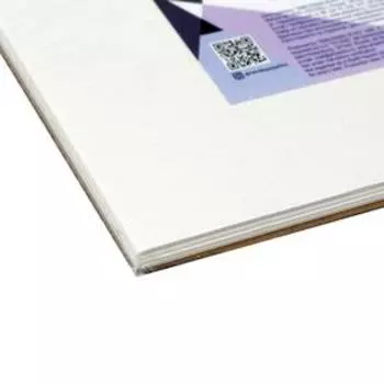 Бумага для Акварели 500 х 650 мм, В2, ЗХК «Белые ночи», 1 лист, 260 г/м², до 70% хлопка, среднезернистая