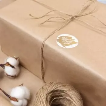 Бумага для декора и флористики, крафт, коричневая, однотонная, двусторонняя, рулон 1шт., 0,72 x 50 м