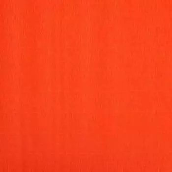 Бумага для поделок и упаковки, гофрированная, оранжевая, 0,5 х 2,5 м