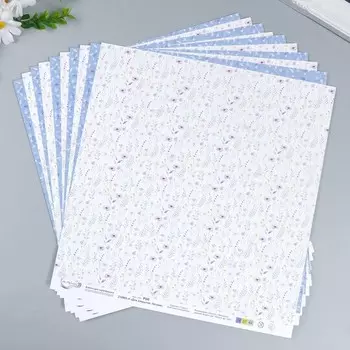 Бумага для скрапбукинга "Для открыток. Летняя №4" 190 г/кв.м 30.5 x 30.5 см