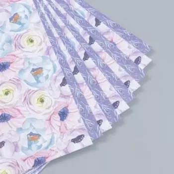 Бумага для скрапбукинга "Для открыток. Летняя №6" 190 г/кв.м 30.5 x 30.5 см