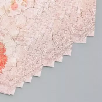 Бумага для скрапбукинга Стрекоза "Муза" 30,5х30,5 см, 190 гр/м2