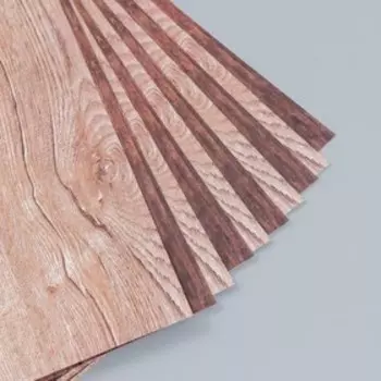 Бумага для скрапбукинга "Вокруг меня. Коричневый №3" 190 г/кв.м 30.5 x 30.5 см