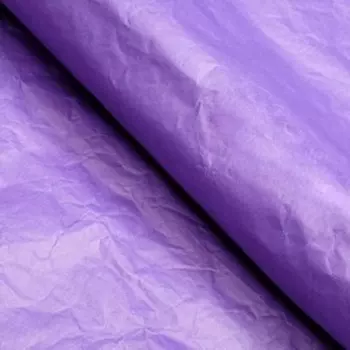 Бумага для упаковки, эколюкс, крафтовая, жатая, перламутровая, двухцветная, розовая, фиолетовая, двусторонняя, рулон 1 шт., 0,7 x 5 м