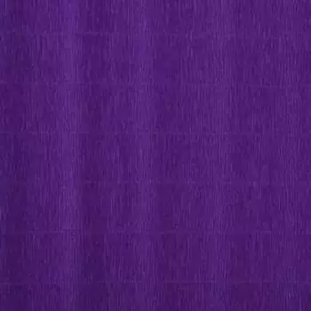 Бумага для упаковок и поделок, гофрированная, фиолетовая, однотонная, двусторонняя, рулон 1 шт., 0,5 х 2,5 м