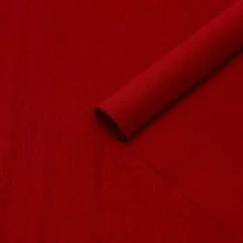 Бумага гофрированная 364 бордово-красный, 90г, 50 см х 1, 5 м