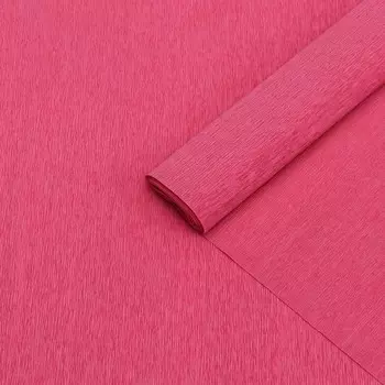 Бумага гофрированная 390 розовая, 90г, 50 см х 1, 5 м