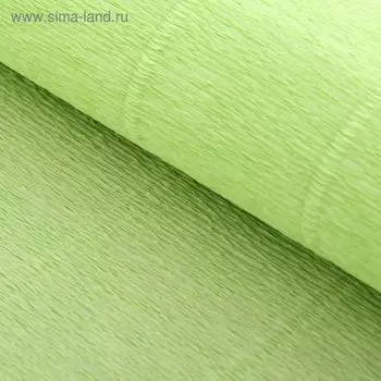Бумага гофрированная, 566 "Светло-салатовая", 0,5 х 2,5 м