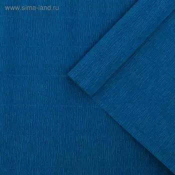 Бумага гофрированная, 964 "Серо-синяя", 0,5 х 2,5 м