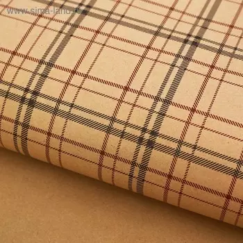 Бумага крафт «Клетка», 50 х 70 см