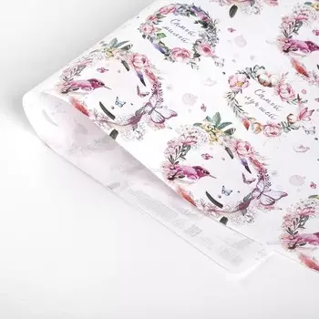 Бумага крафтовая «Венок», 50 × 70 см