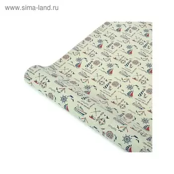 Бумага на льне "Круиз", 47 см x 4 м