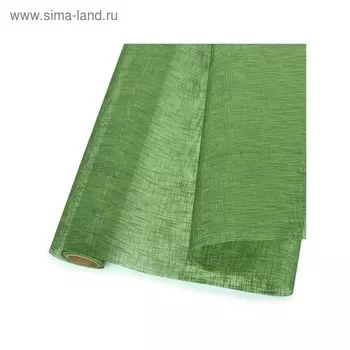 Бумага-пленка "Стелато", зелёная, 53 см x 4 м