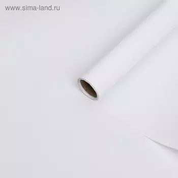 Бумага тишью с ламинацией, цвет белый, 58 см х 5 м 75 микрон