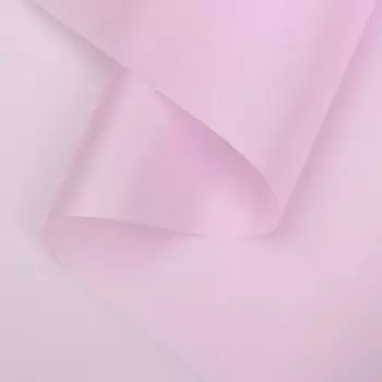 Бумага тишью водоотталкивающая с ламинацией, цвет бледно-розовый, 58 см х 5 м 75 микрон