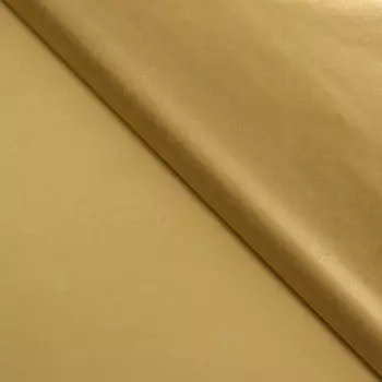 Бумага тишью, золотая, 50 см 10 м
