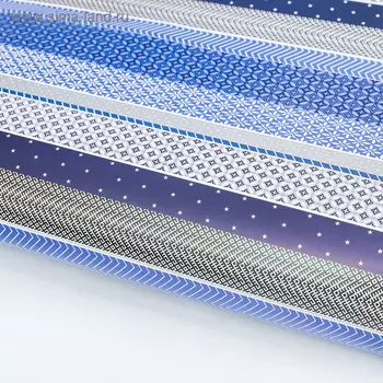 Бумага упаковочная глянцевая «Лаконичный синий», 70 х 100 см