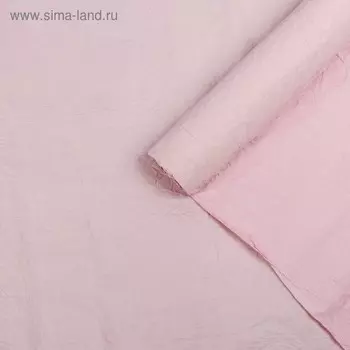 Бумага упаковочная "Эколюкс двухцветная", пыльная роза - розовый, 0,7 x 5 м