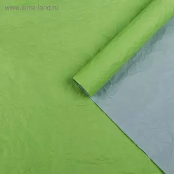 Бумага упаковочная "Эколюкс двухцветная", салатовый-сиреневый, 0,7 x 5 м