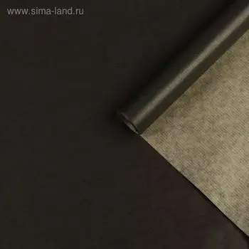Бумага упаковочная крафт «Чёрная», 0.710 м, 40 г/м