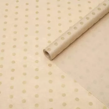 Бумага упаковочная крафт "Горох", 0,6 х 10 м,70 г