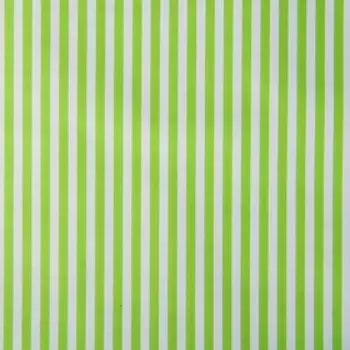 Бумага упаковочная крафт "Полоски салатовые", 0,5 х 10 м, 70 г/м² /м2